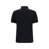 Brunello Cucinelli Black Cotton Polo Shirt