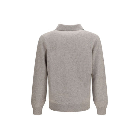 Brunello Cucinelli Gray Cashmere Sweatshirt