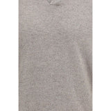 Brunello Cucinelli Gray Cashmere Sweatshirt