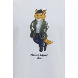 Maison Kitsuné White Cotton T-Shirt
