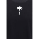 Palm Angels Black Cotton T-Shirt
