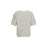 Palm Angels White Cotton T-Shirt