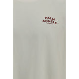 Palm Angels Beige Cotton T-Shirt