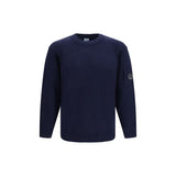 C.P. Company Blue Wool Oves Aries Sweatshirt