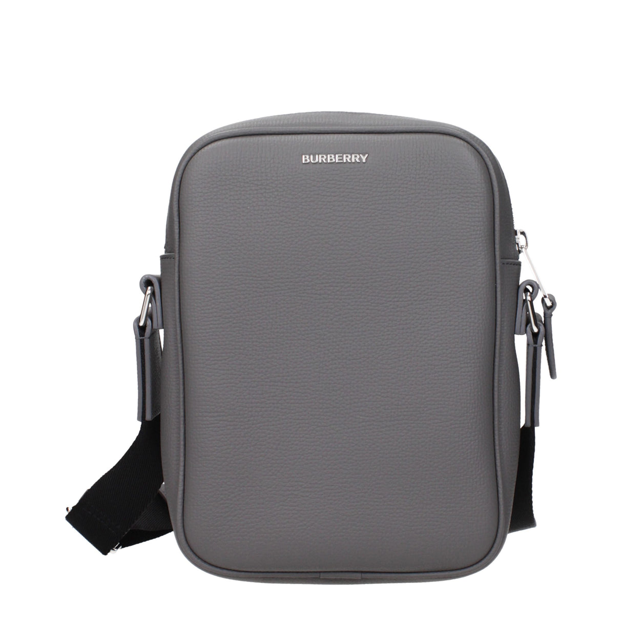 Burberry Gray Leather Crossbody Bag