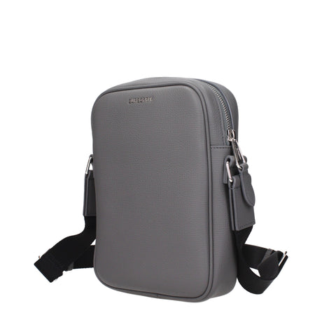 Burberry Gray Leather Crossbody Bag
