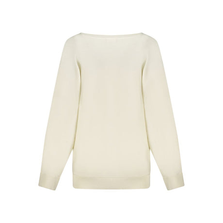 Guess Jeans White Viscose Sweatshirt