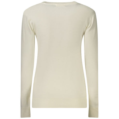 Guess Jeans White Viscose Sweatshirt