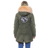 Mr&Mrs Italy Green Cotton Women Jacket