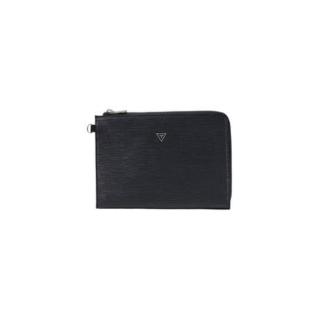 Guess Black Polyethylene Clutch Bag