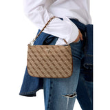 Guess White Polyester Handbag