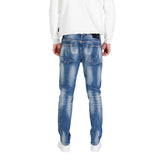 Icon Blue Cotton Skinny Jeans