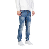 Icon Blue Cotton Skinny Jeans