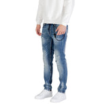 Icon Blue Cotton Skinny Jeans