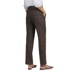 Street One Brown Polyester Casual Pants