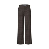 Street One Brown Polyester Casual Pants
