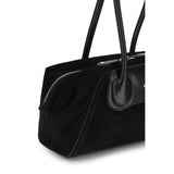 Vivienne Westwood Black Calf Leather Bos Taurus Shoulder Bag