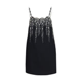 Valentino Garavani Black Wool Oves Aries Cocktail Dress