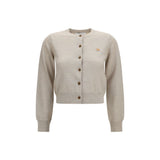 Maison Kitsuné Beige Cotton Cardigan