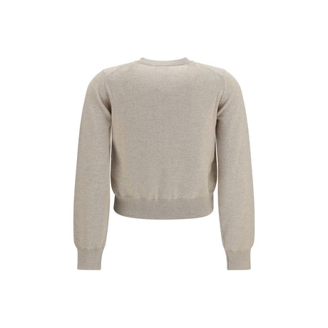Maison Kitsuné Beige Cotton Cardigan