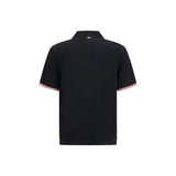 Thom Browne Black Cotton Polo Shirt