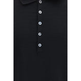 Thom Browne Black Cotton Polo Shirt