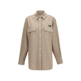 Miu Miu Orange Wool Oves Aries Shirt