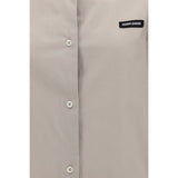 Miu Miu Gray Cotton Dress Shirt