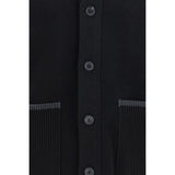 Thom Browne Black Wool Oves Aries Biker Jacket