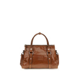 Miu Miu Brown Calf Leather Bos Taurus Handbag