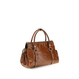 Miu Miu Brown Calf Leather Bos Taurus Handbag