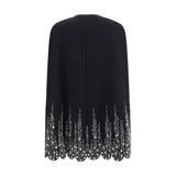 Valentino Garavani Black Wool Oves Aries Coat