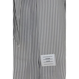 Thom Browne Gray Silk Pattern Shirt