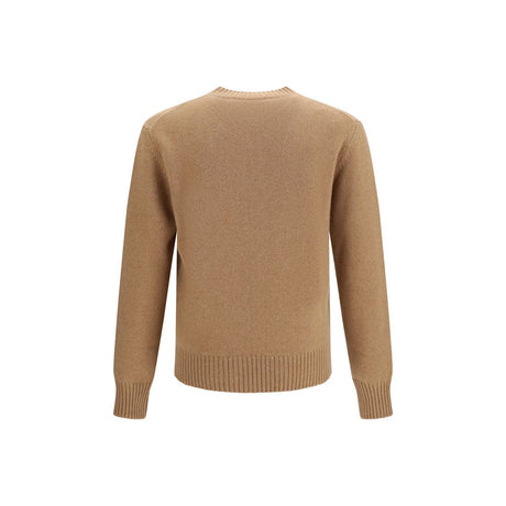 Ami Paris Brown Cashmere Sweatshirt