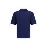 Thom Browne Blue Cotton Polo Shirt
