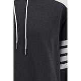 Thom Browne Gray Cotton Sweatshirt