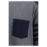 Thom Browne Gray Cotton T-Shirt
