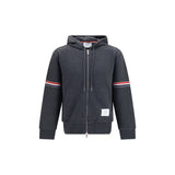 Thom Browne Gray Cotton Sweatshirt