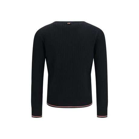 Thom Browne Black Wool Oves Aries Cardigan