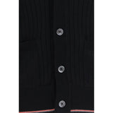 Thom Browne Black Wool Oves Aries Cardigan