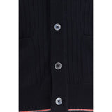 Thom Browne Blue Wool Oves Aries Cardigan