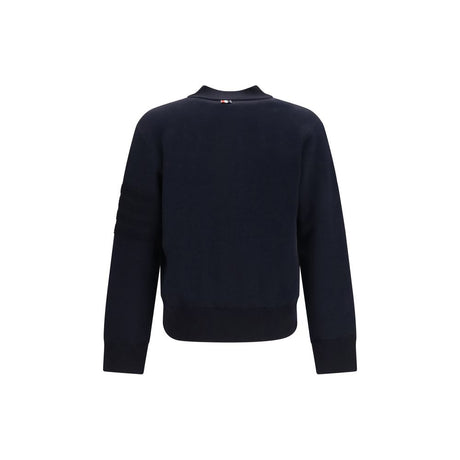 Thom Browne Blue Wool Oves Aries Bomber