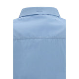 Prada Blue Cotton Dress Shirt