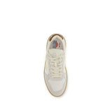 Veja Beige Calf Leather Bos Taurus Low Top Sneakers