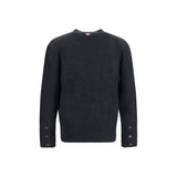 Thom Browne Gray Wool Oves Aries Cardigan