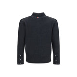 Thom Browne Gray Wool Oves Aries Sweatshirt