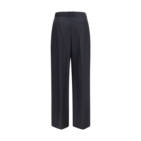The Row Blue Wool Oves Aries Dress Pants