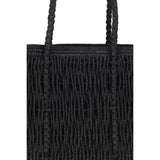 The Row Black Raffia Shoulder Bag