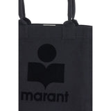 Isabel Marant Black Cotton Shoulder Bag