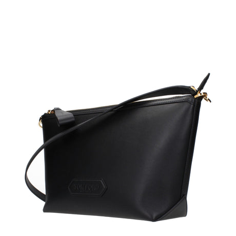 Tom Ford Black Leather Crossbody Bag
